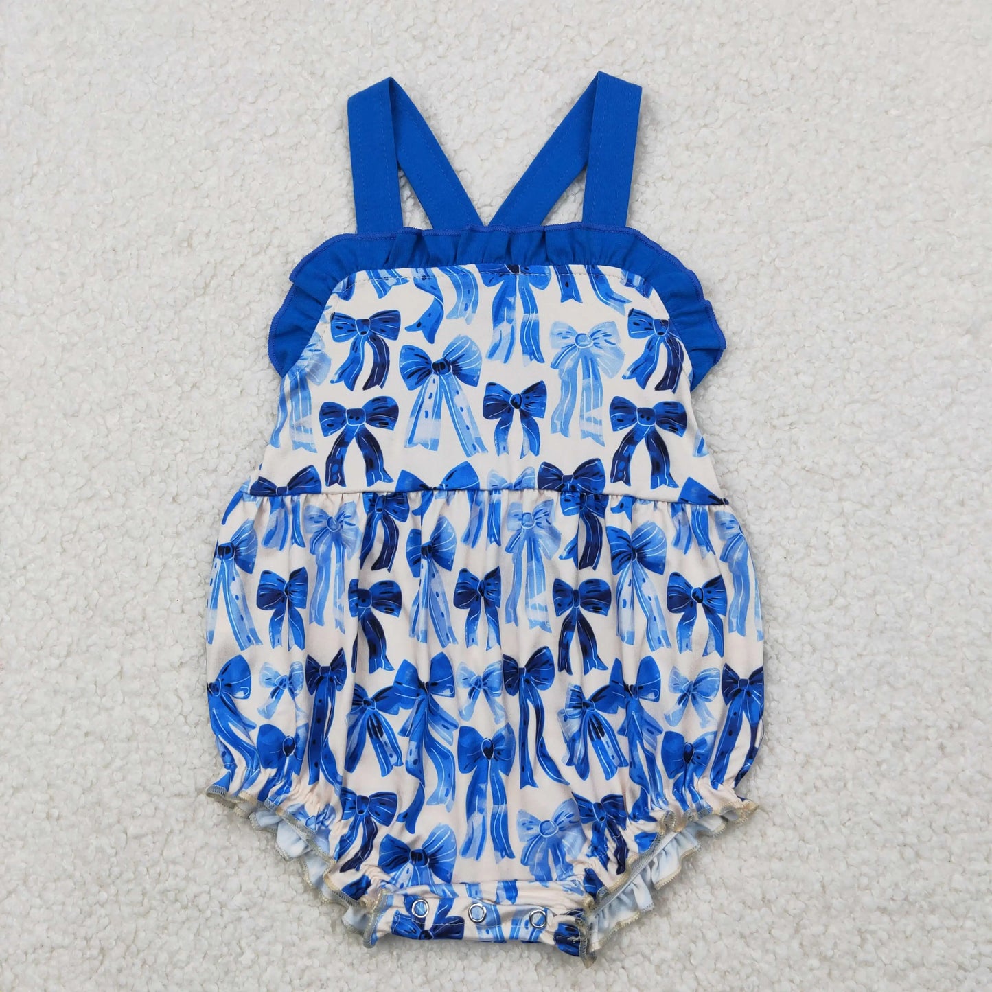 4.14y NEW stock baby girls summer romper wholesale boutique embroidery pattern floral flowers purple flying sleeves onesie