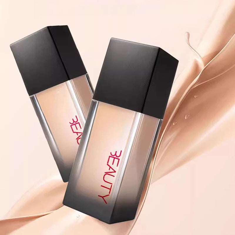 Beauty Foundation Liquid Is Long-lasting Hydrating and Concealing Control Oil Locking Moisture Create Zero Pore Base Makeup