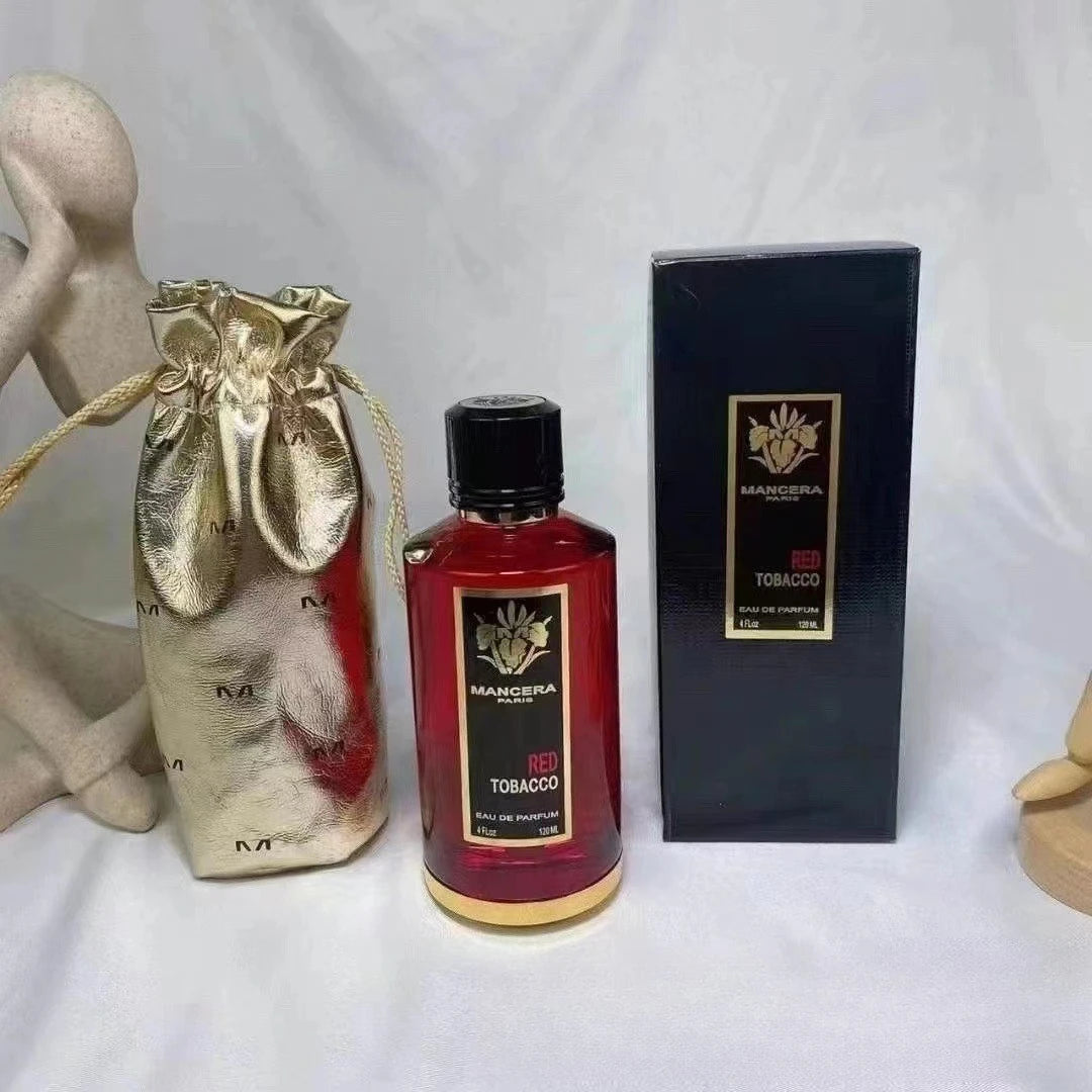 Mancera Tobacco Fragrance for Men 120ml Eau de Parfum Strong Long Lasting Perfume with Oud & Amber Luxury Woody Spicy Scent