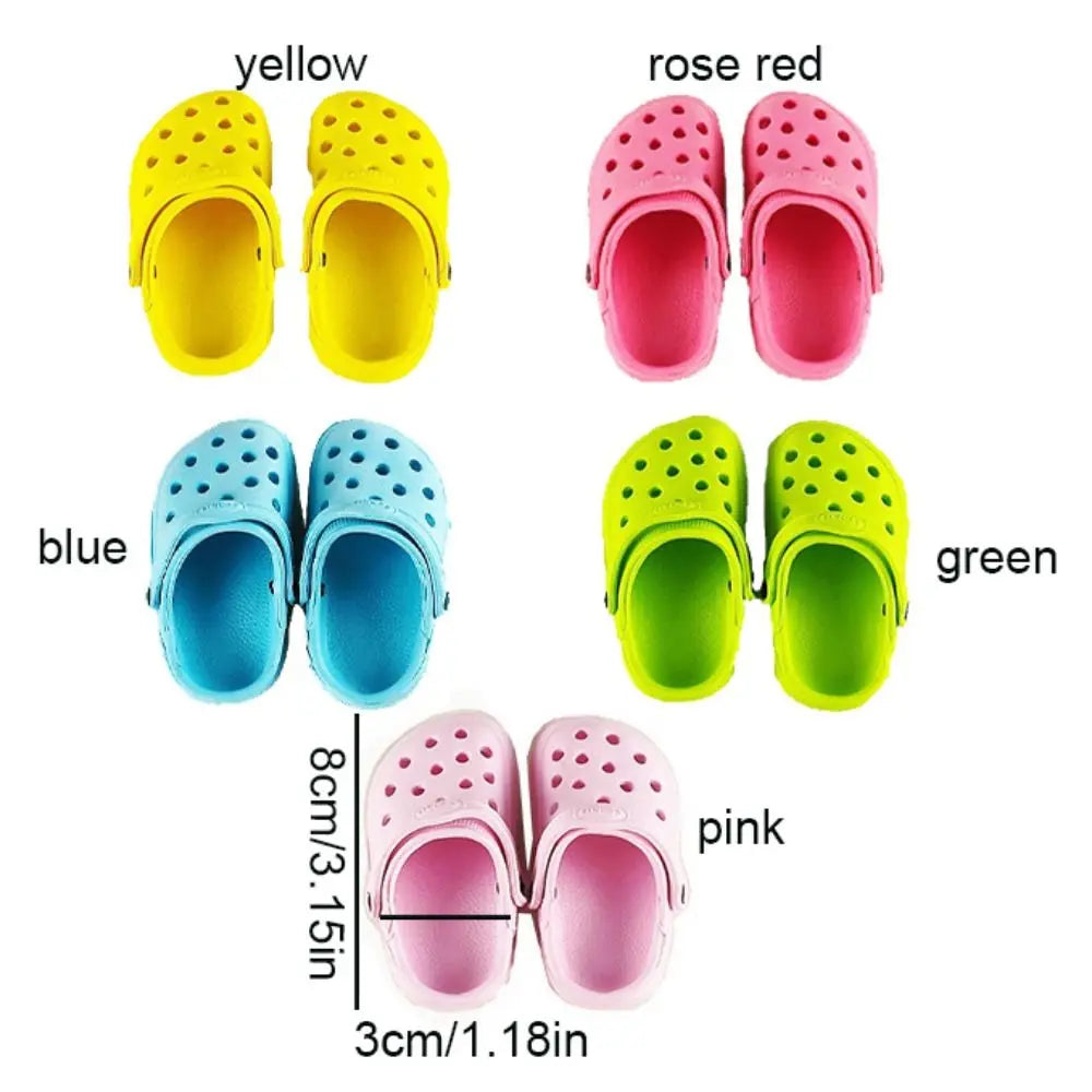1 Pair Dog Accessories Non-slip Pet Sandals Soft-soled Comfortable Dog Hole Shoe Wear-resistant EVA Dog Rain Boots for Cats