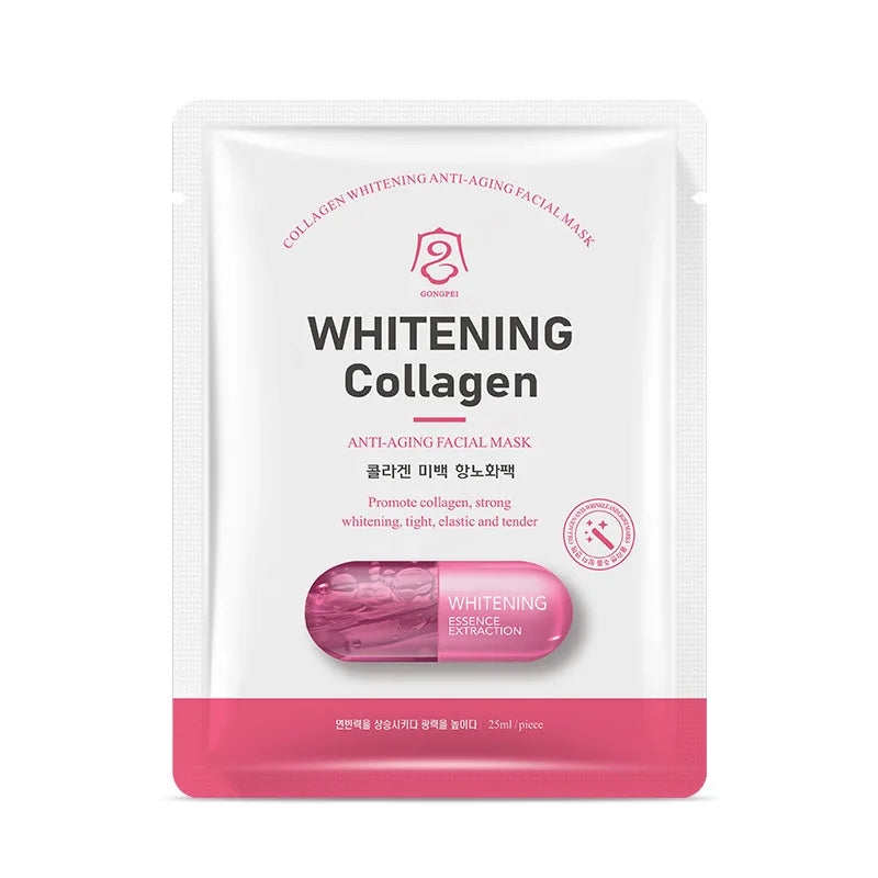 GONGPEI Whitening Face Mask Moisturizing Anti Wrinkles Anti-Aging Nicotinamide Vitamin C Facial Masks Korean Skin Care Cosmetics