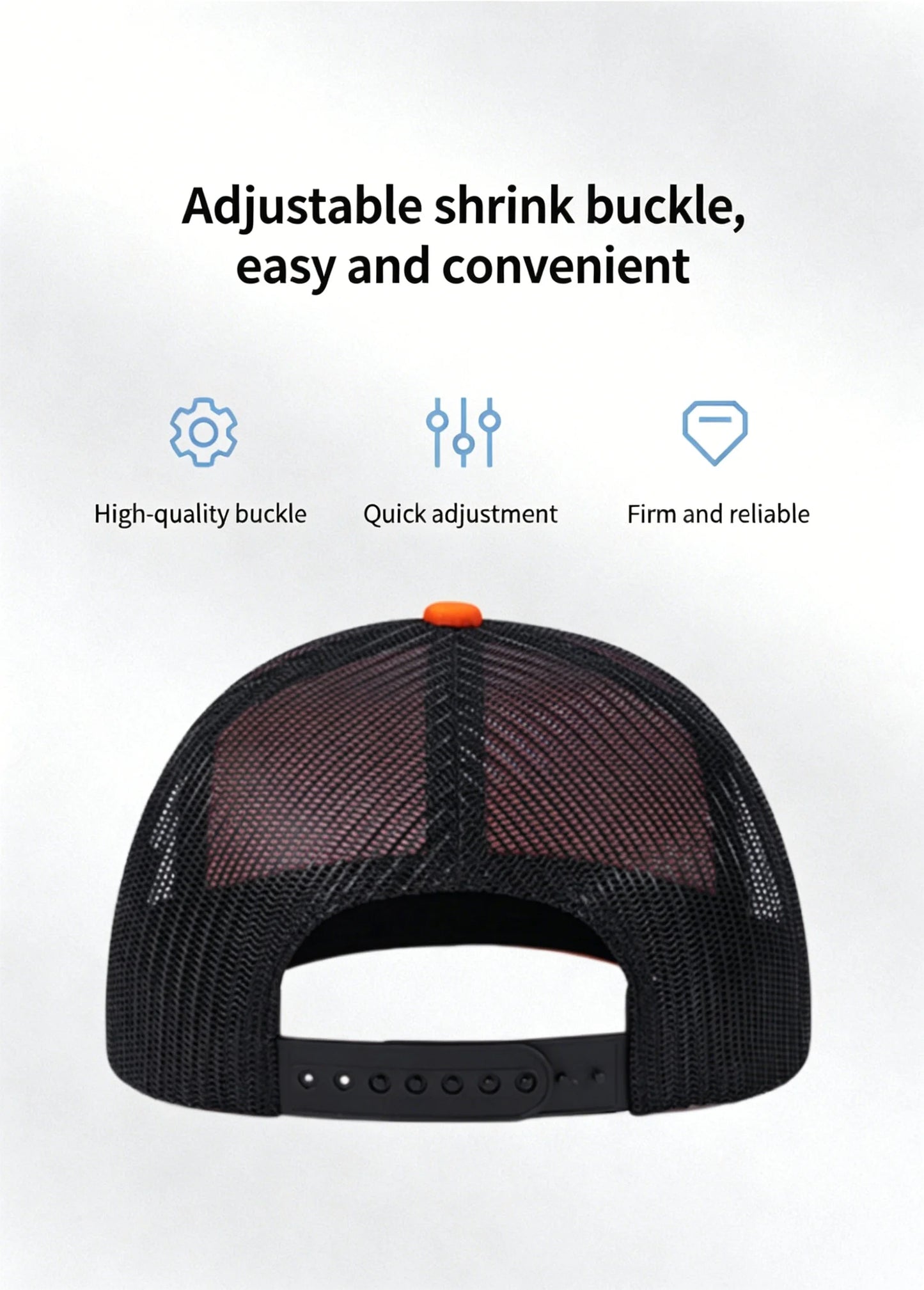 Unisex 8 Lines On The Brim Of The Hat Baseball Net Caps Spring and Summer Outdoor Adjustable Casual Hats Sunscreen Hat