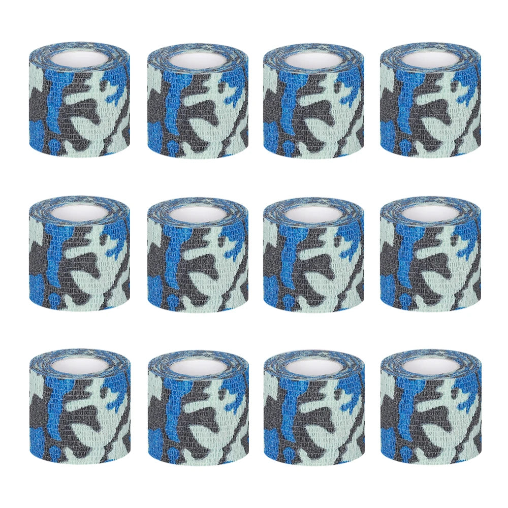 12/3PCS Waterproof Tattoo Grip Tape Covers Self Adhesive Tattoo Grip Bandage Tattoo Machine Grip Covers Tattoo Accessories