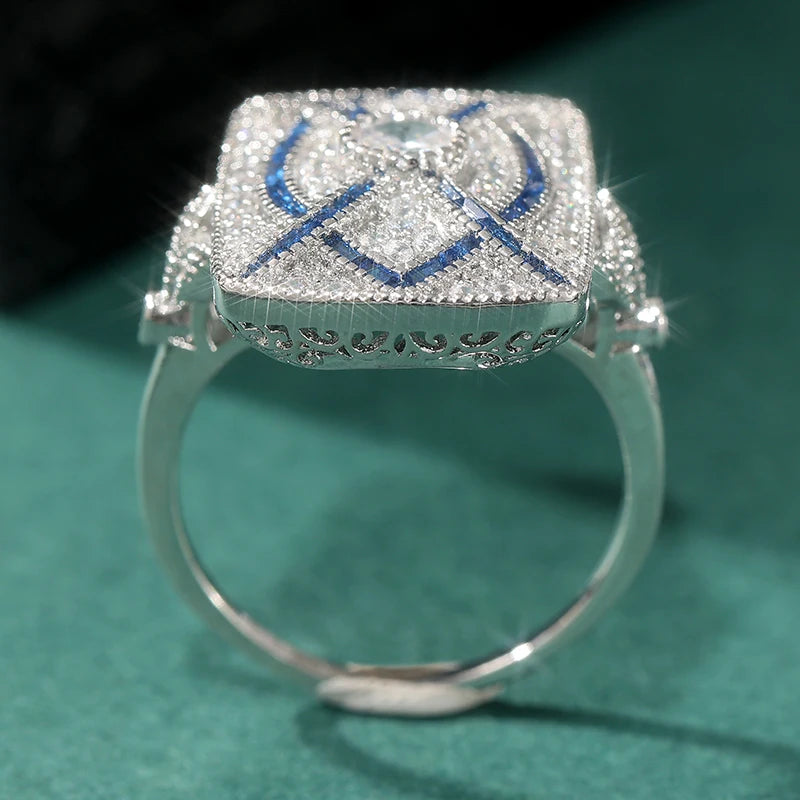 Exquisite Jewelry Accessories Suitable for Women Various Occasions Perfect Fashion Sparking Synthetic Zirconia Anniversary Gifts