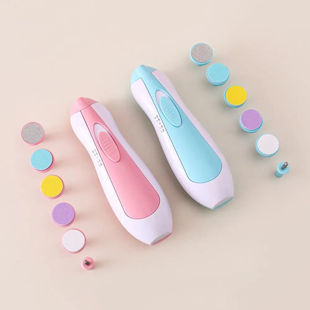 Multifunctional Electric Baby Nail Trimmer with Light Care Nail Baby Nail Clipper Manicure with Storage Box Baby Nail Grinder