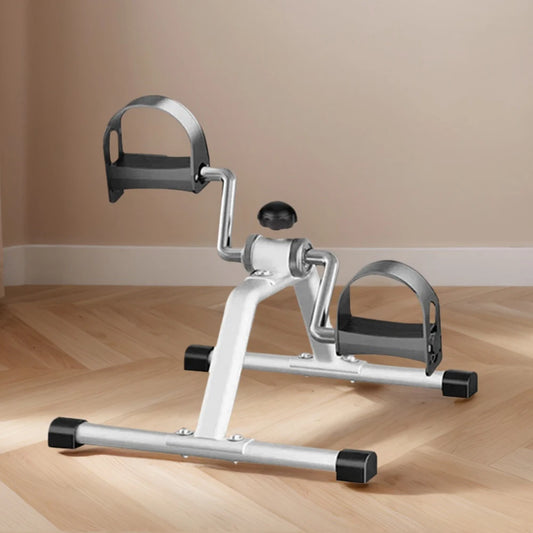 Mini Foldable Arm Leg Exercise Bike with Adjustable Resistance Under Desk Bike Cycle Pedal Exerciser for Home Exercise