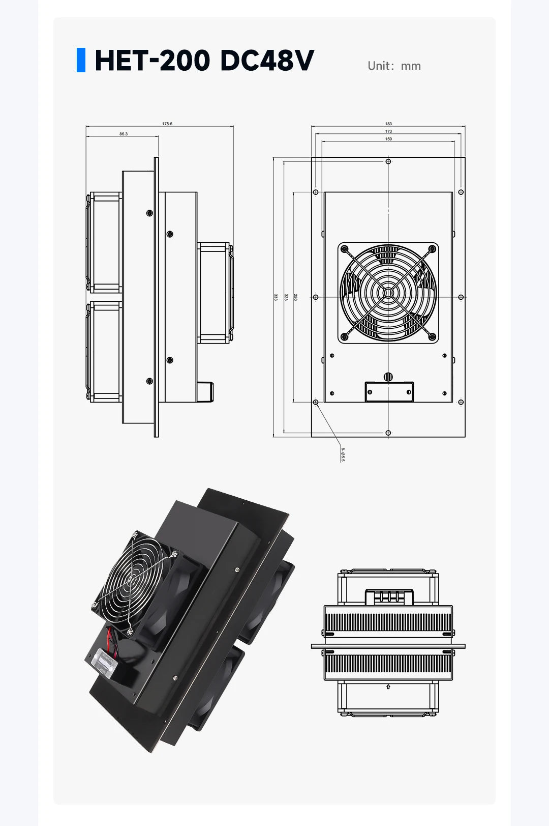 ENMG Industrial Cabinet Semiconductor Cooling System HET Kit 12V Peltier Cooling Module with Fan Heatsink & Electronic AC Green.