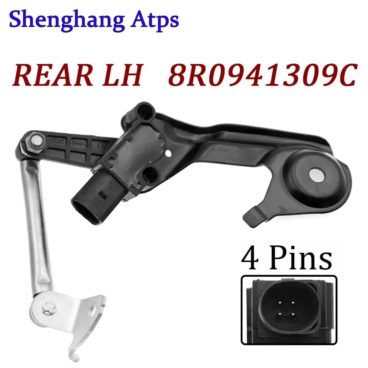 Front Rear LH Height Level Sensor 8R0941285E 8R0941285G 8R0941309C 8R0941309E For Audi Q5 2.0/3.0/3.2 2008-17 Q5/SQ5 TDI 2012-17