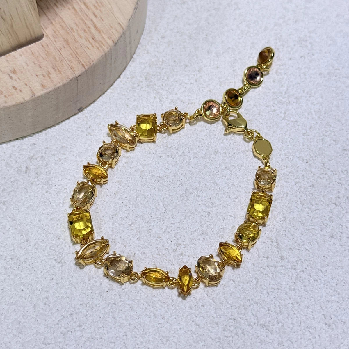 Original 2025 New Trend Fine Jewelry Set Charm Gold Candy Crystal Fashion Necklace Bracelet Earring for Women's Anniversary Gift