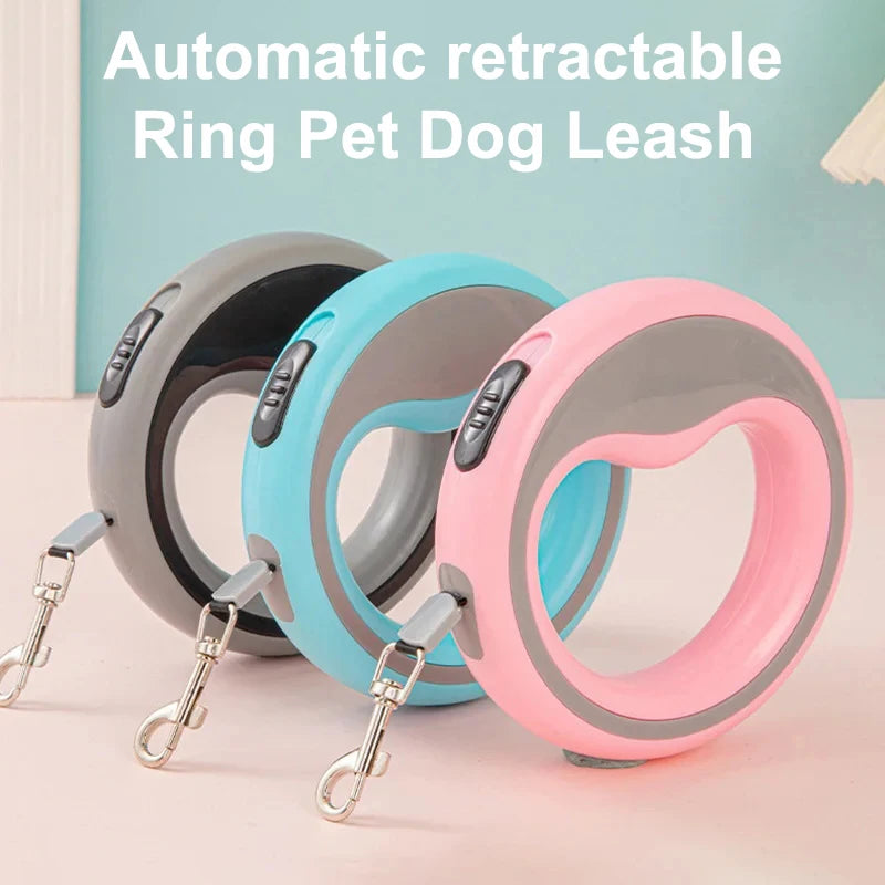 1 Piece 250cm/98.43in Automatic Retractable Dog Leash Outdoor Training Leash For Small Medium Dog Durable Puppy Lead Accessories