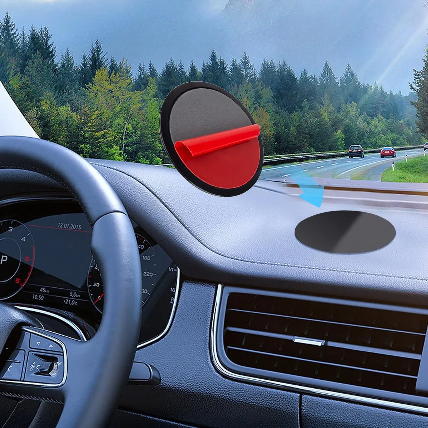 Mobile Phone Sticker Car Suction Cup Adhesive Sticker Disc Pad Base for GPS Mobile Phone Stand Bracket Holder Camera Stand Mount