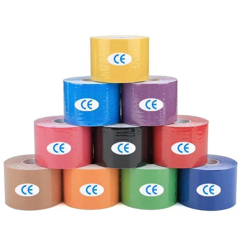 Sports Waterproof Kinesiology Tape Stickers Athletic Bandage  Protector Strapping Pain Relief Tennis Gym