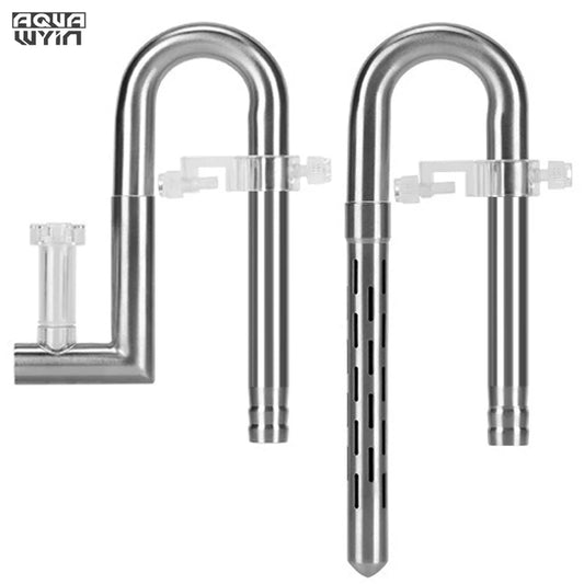 WYIN Aquarium filter stainless steel filter tube oil film outlet docking inner diameter water pipe 12-16-20MM fish tank filter