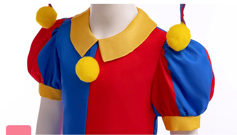 The Amazing Digital Circus Cosplay Costume Halloween Cartoon Circus Pomni Jax Ragatha Caine Jumpsuit Outfits Party Outfit