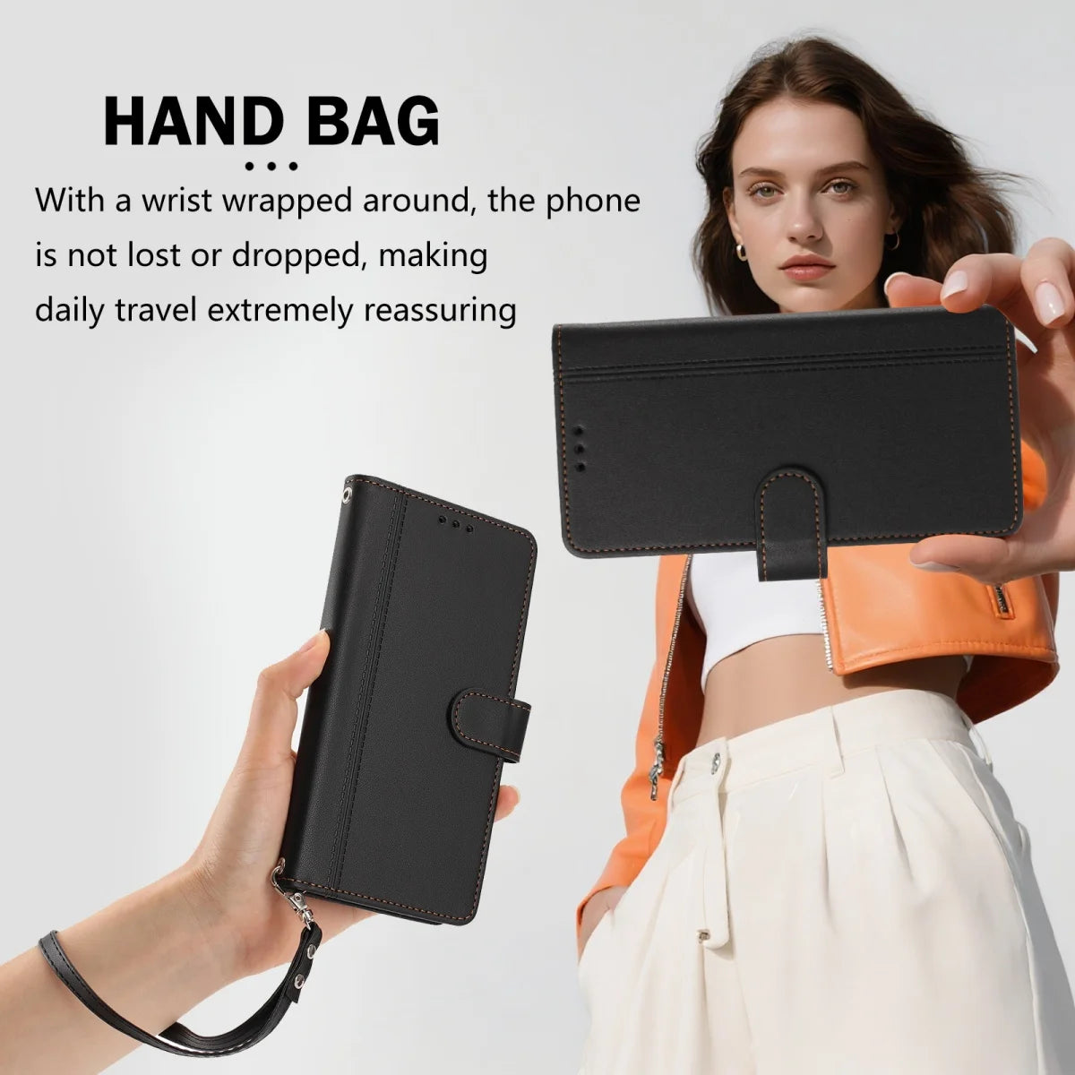 Luxury Premium Leather Wallet Case For iPhone 17 16 15 14 13 12 17 Pro Max Plus Air 17e 16e Wallet Card Slot Magnetic Flip Cover