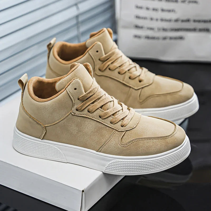 Fashion Men Casual Shoes Platform Non-slip Man Walking Sneakers Lightweight Male Running Shoes Breathable Platform Sport Shoes