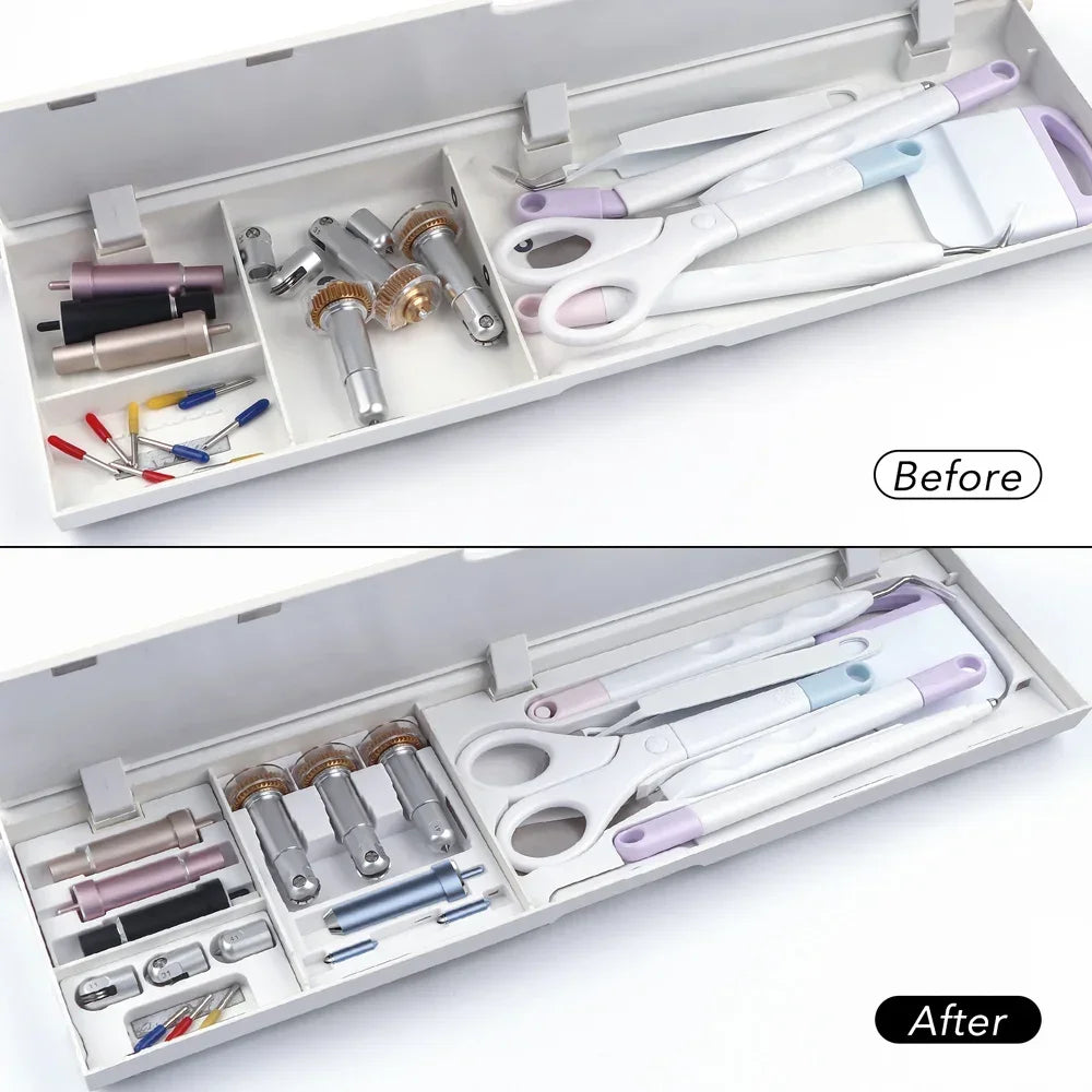 4pcs/Set Tools Storage Inserts Compatible with Cricut Maker 3&Maker Weeding Tool Kit Tray Blades Housing Tip Accessorie Organize