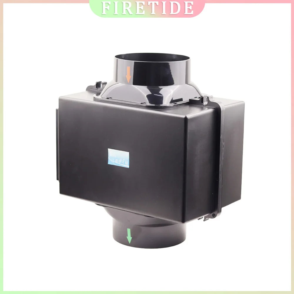 3 Layers Purification Filter Box with Hepa and Carbon Filter For Ventilation System HVAC System Heating And Cooling Ventilation
