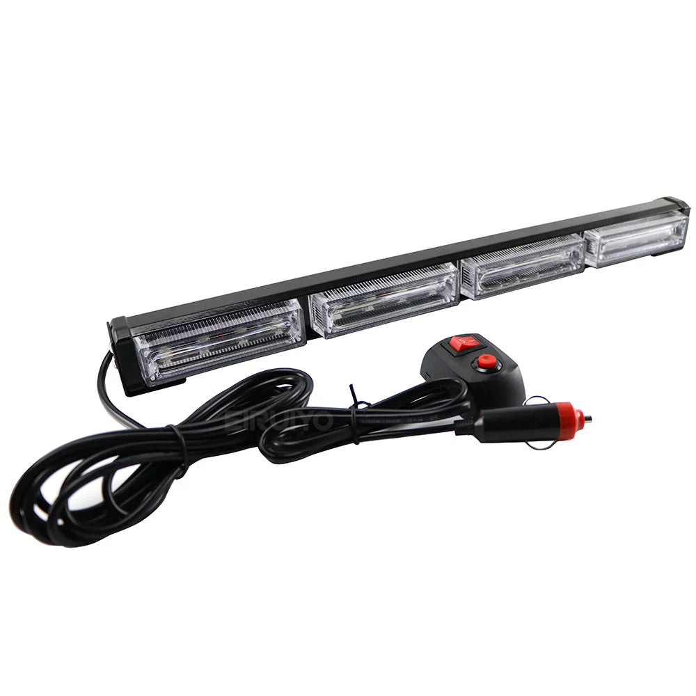 LED Strobe Police Lights For Auto Emergency Grill Warning Lamp 16 led Windshield Bar Traffic Advisor Flashlight Car Accessories
