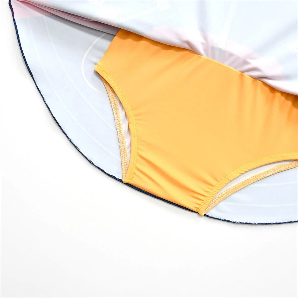 Summer 2026 Kpop Kids Swimsuit Festival Children Cosplay Demon Hunter Rumi Girls Outfits Holiday Beach Party Children's Swimwear