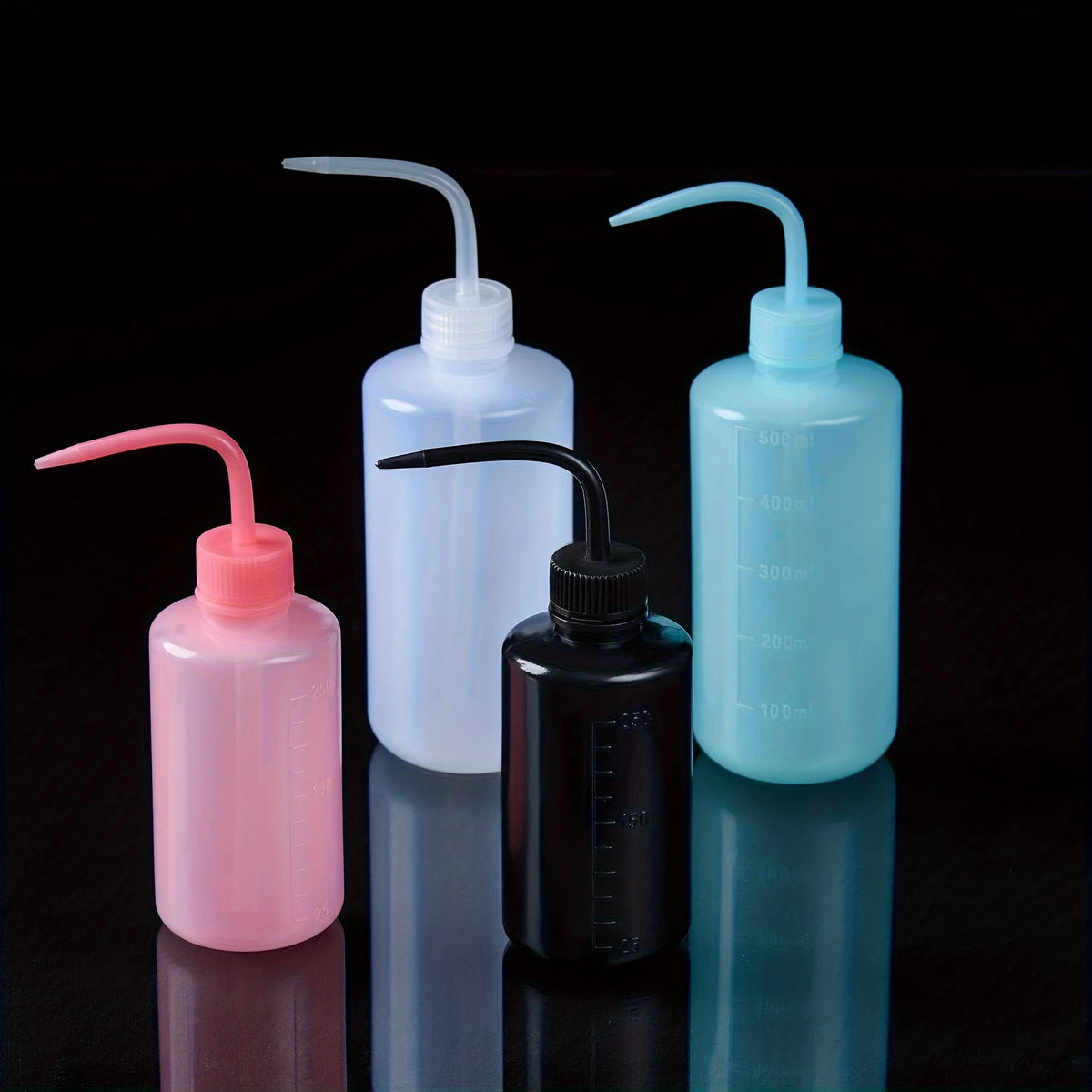 250/500ml Tattoo Wash Bottle 1/2pcs Plastic Safety Rinse Bottle Watering Tools  Lab Non-Spray Squeeze Bottle Tattoo Supplies