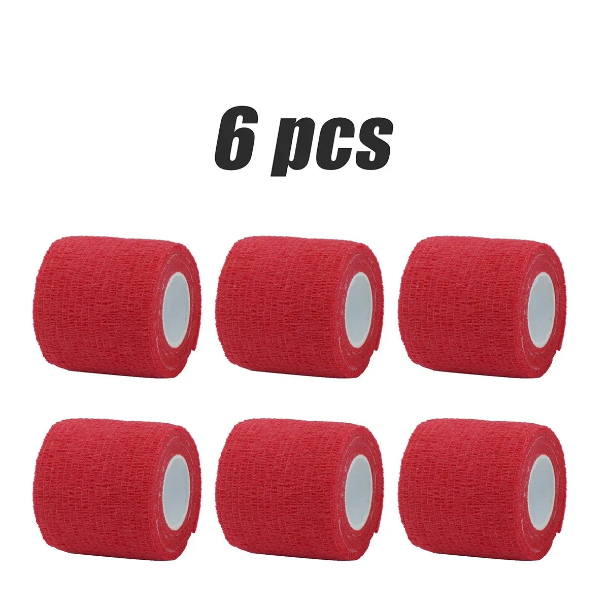 6/12/24pcs Self Adhesive Bandage Wrap, Cohesive Bandage Wrap for Sport & Athletic, Breathable Vet Wrap for Wounds