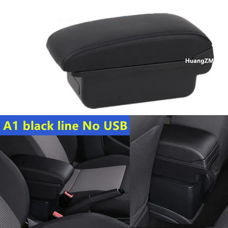 For Fiat 500 Armrest Box For FIAT 500 Car Armrest 2000-2011 Auto Storage Box Dedicated Retrofit Parts Interior Car Accessories