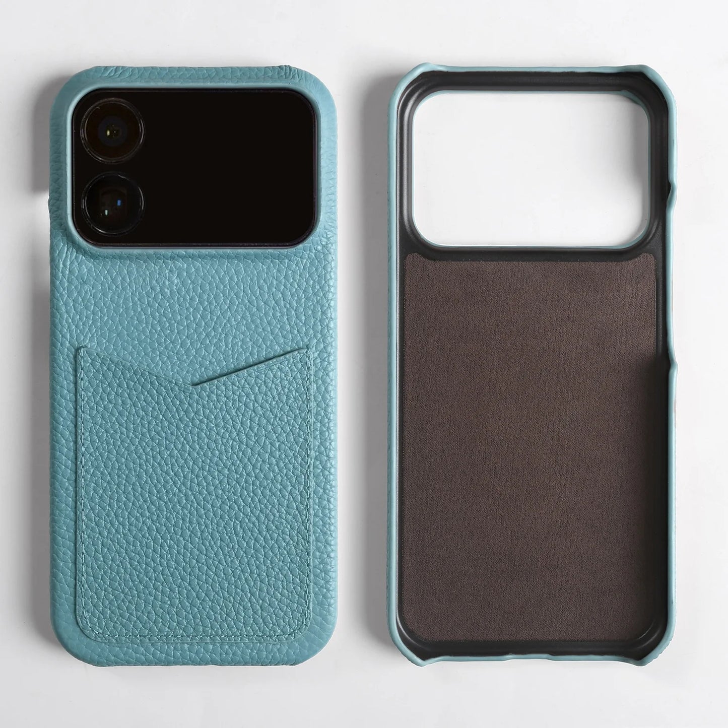 Premium Card Slot Genuine Leather Case For iphone 17 Pro Max 16 15 14 16e 17e 12 13 Mini 11 Phone Back Cover Case Coque Funda