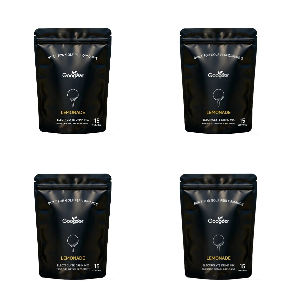 Lemonade Electrolyte Powder Hydration Supplement with Magnesium Potassium Sodium Vitamin B6 B12 Focus Support 15 Servings
