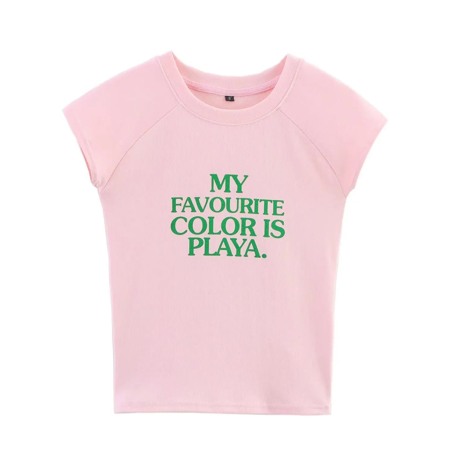 Corset Kawaii Slim Fit Round Neck Short Sleeve Daily Wear Casual Outdoor Women Tops Fashion Streetwear Corset Top