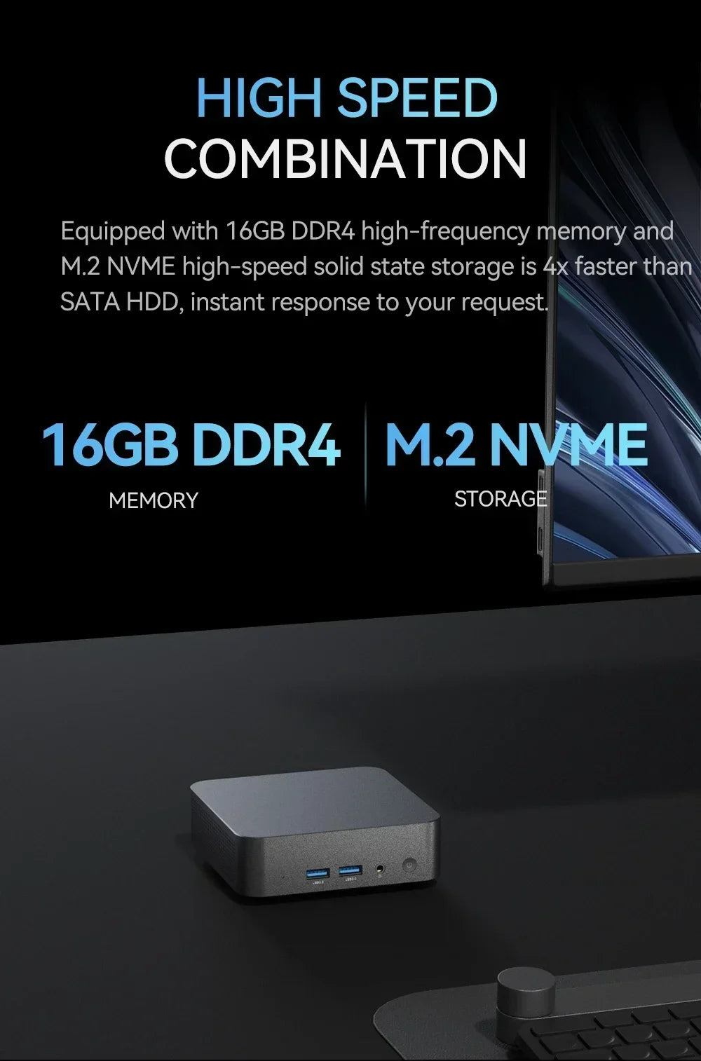 Portable Mini PC Core I9-10980HK Gaming Mini PC Windows 11 Pro 16GB/32GB DDR4 1TB 2TB M.2 SSD WiFi 6 BT5.2 Desktop Computer