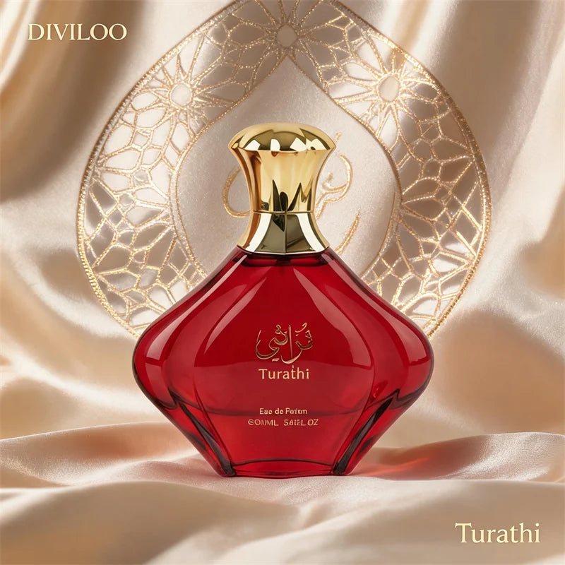 Luxury Arabian Perfume Classic Woody Cologne Jasmine Lemon Amber Scent Long-lasting Fragrance Unisex Eau De Toilette