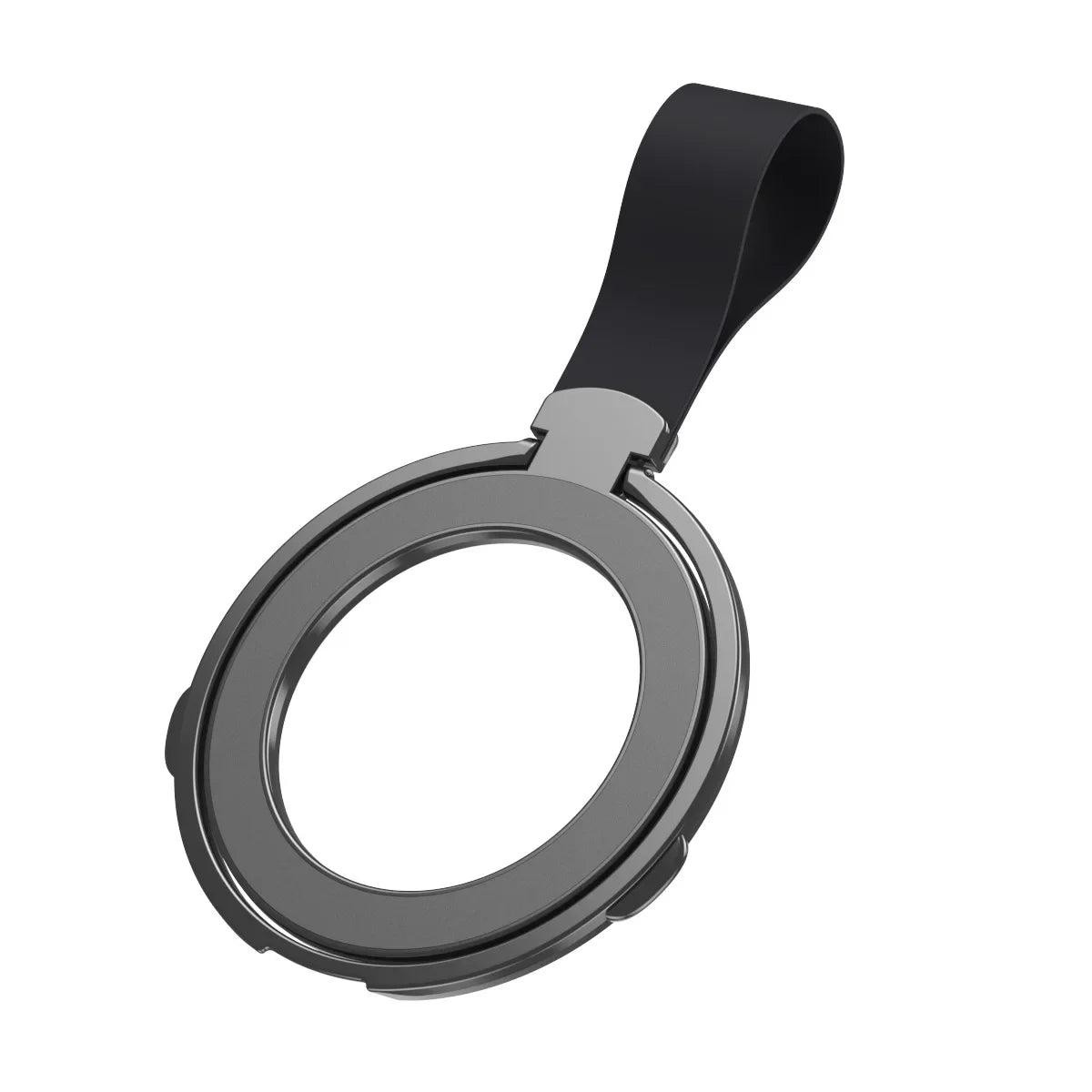 Magnetic Phone Ring Holder for iPhone Series MagSafe Stand Ultra-thin Folding Can Charge Wirelessly Grip With Lanyard Universal