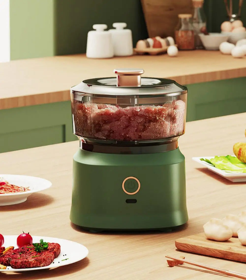 160ml Wireless Electric Mini Food Chopper USB Charging Garlic Press Meat Grinder Vegetable Shredder Kitchen Gadget