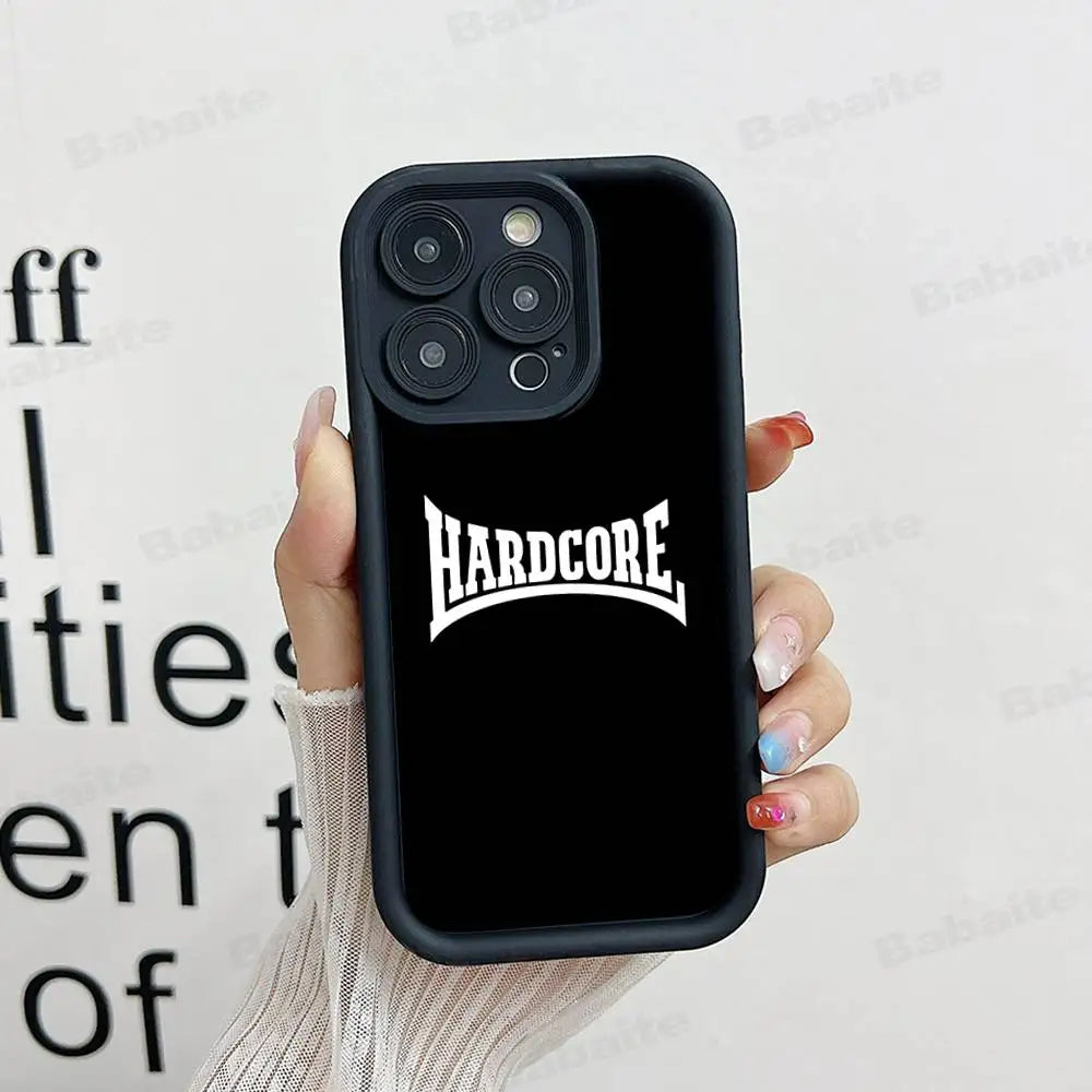 100 Hardcore Dog To The Bone Phone Case For IPhone 17 16 15 14 13 12 11 Pro Max Mini Plus Soft TPU Back Cover