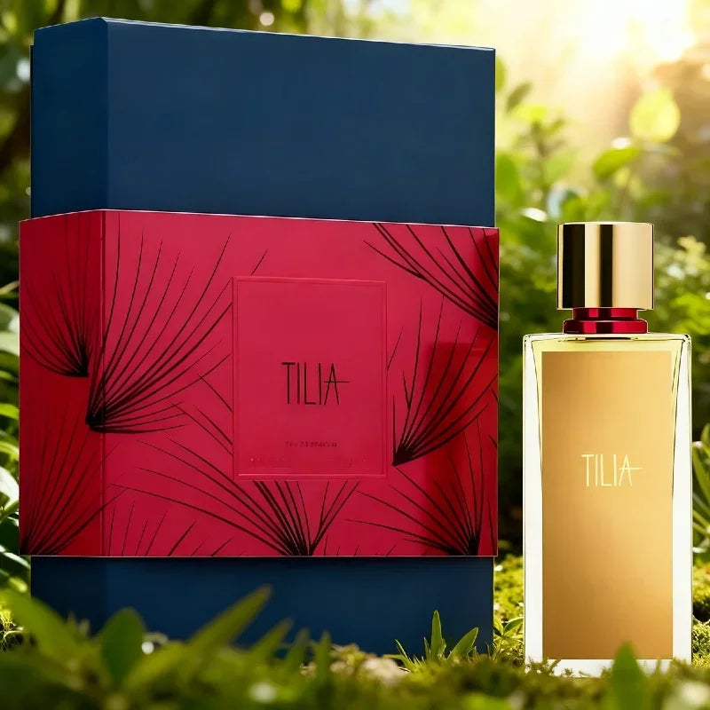 TILIA Perfume 100ml Fresh Green Woody Fragrance Soothing Calming Scent Long Lasting Unisex Cologne for Eau de Toilette Gift Set
