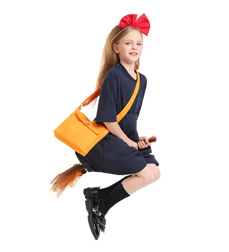Children's Halloween Costumes Children's Clothes Little Witch Delivery Dress Miyazaki Hayao Cos Kiki Costume Love Live Cosplay