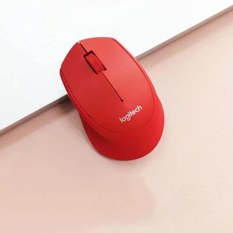 Logitech M330/M331 Wireless Silent Mouse, Ergonomic Comfort Design Quiet Click USB Plug and Play Mouse for PC Laptop Desktop