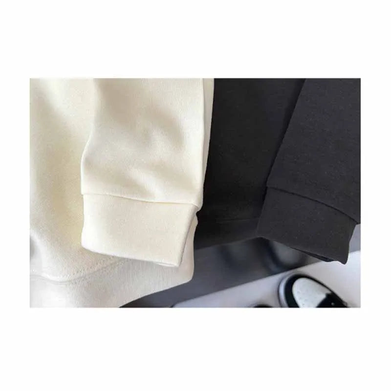 Boys Fashion Sweater Kids Spring Pullover Autumn New Clothes Children Casual Letters Turn Collar Jumper 3-14 Years Old