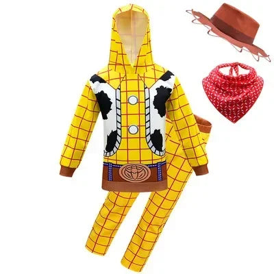Fashion Hoodie Toy Kids Story Buzz Lightyear Costumes Halloween Costumes For Kids Sweater Cartoon Woody Cosplay Fancy Dress Boys