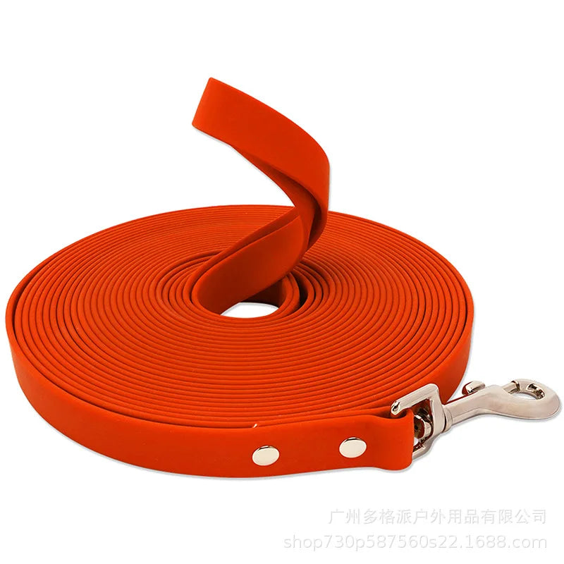 Waterproof Dog Leash PVC Long Dog Training Leash 10 Meters 15m Lead For Dogs Nylon Dog Rope Strong Durable Dog Strap For Dogs
