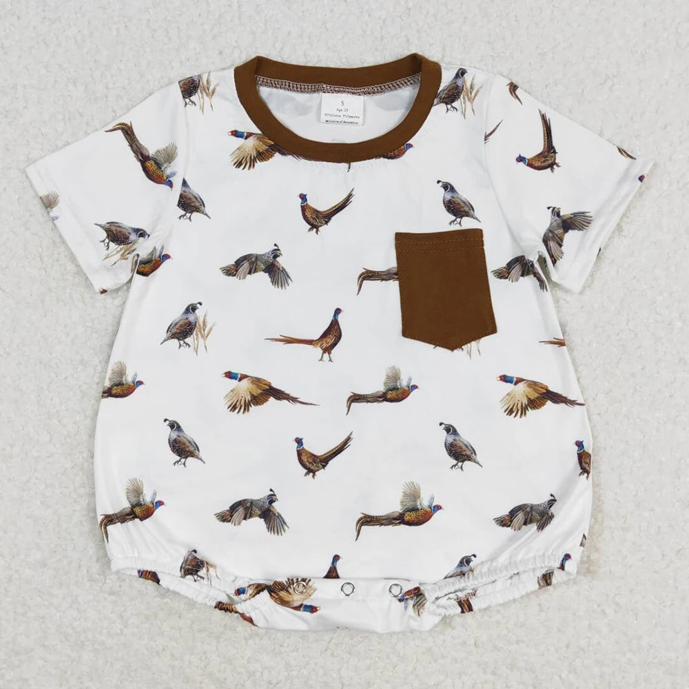 Hot Sale Kids Designer Clothes Boys Camo Branches Short Sleeve Rompers Boutique Infant Baby Boys Rompers Toddler Boy Jumpsuits