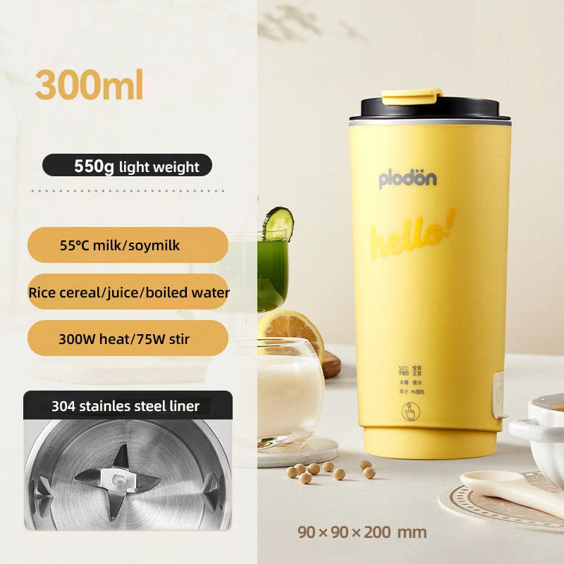 300ml Mini Soy Milk Maker Electric Juicer Blender Breakfast Machine Mixer Wall Breaking Machine Soybean Milk Maker Household
