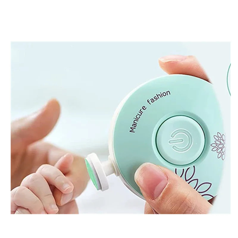 Electric Nail Trimmer Kid Nail Polisher Tool Baby Care Kit Manicure Set Easy To Trim Nail Clippers For Newborn