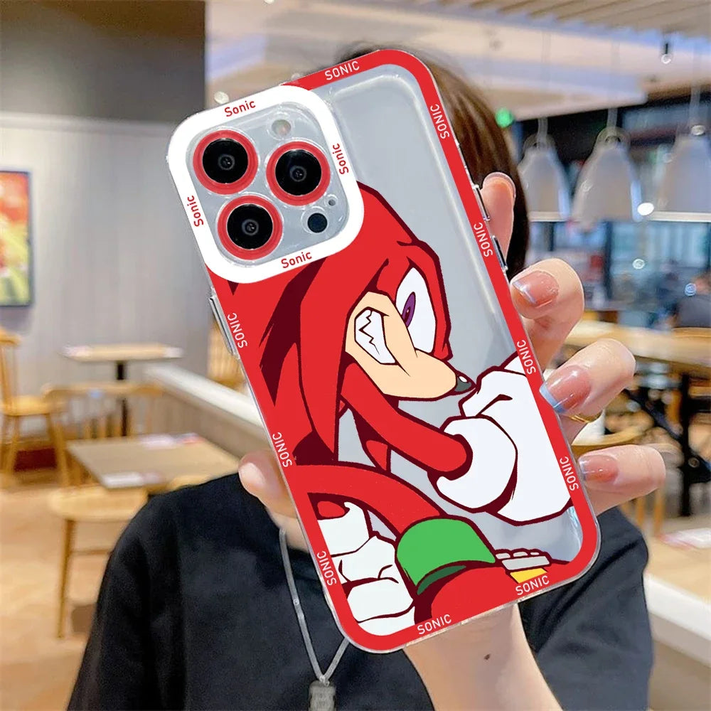 Cartoon Cute Game Phone Case For iPhone 17e 17 16e 16 15 14 13 12 11 Mini Air Pro Max X XR XSMax Plus S-S-Sonics Soft Back Cover