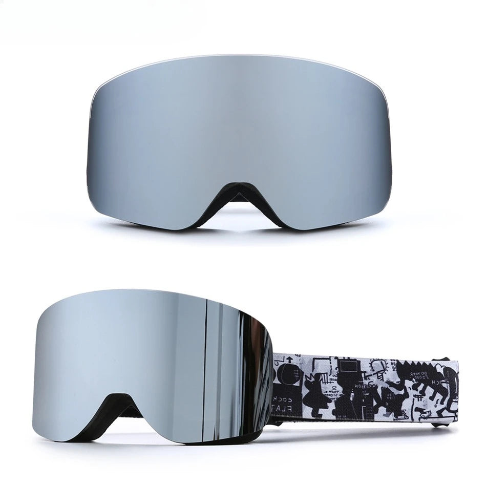Double Layer UV400 Ski Goggles Anti-Fog Anti-UV UV400 REVO TPU Glasses Eyewear for Adult Skiing Outdoor Sports Snowboard Winter