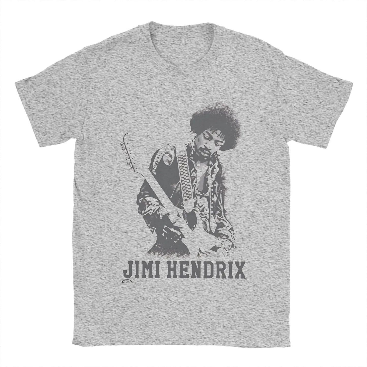 Jimi Hendrix Cotton T-Shirt For Man Summer  Classic T Shirts Breathable Novelty Tee Shirt Big Size Casual Clothing