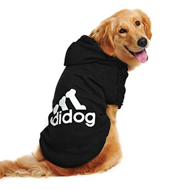 3XL-9XL Big Dog Sweatshirt  Adidog Dog Clothes for Large Dogs Labrador Cotton Hooded Warm Two-Legged Pets Jacket Outfit Hot Sell