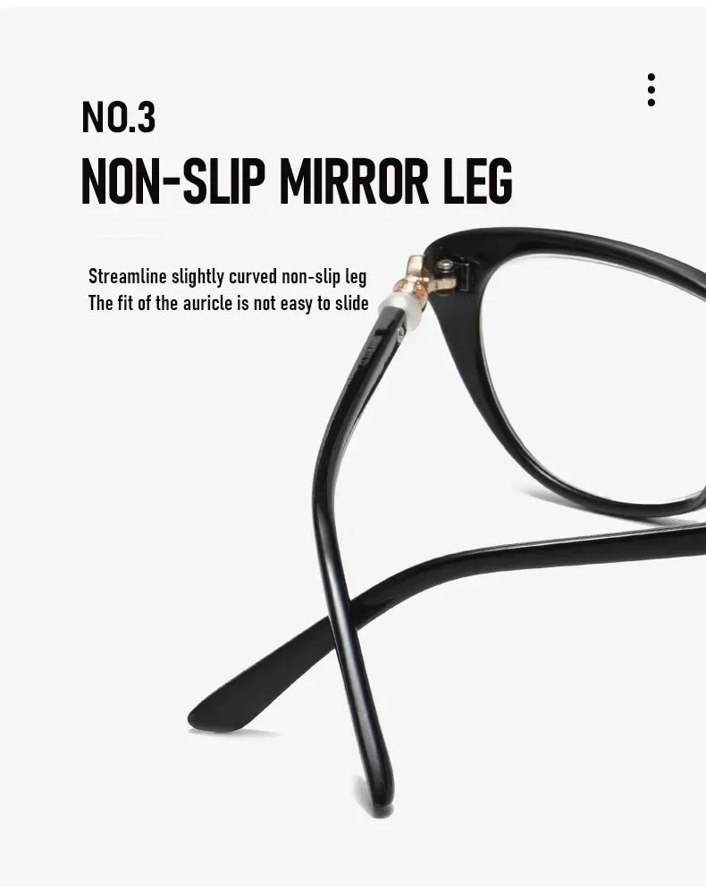 Cat Eye Finished Progressive Multifocal Reading Glasses Unisex Women Men Outdoor Color Changing Bifocal Eyewear Diopter To +4.0