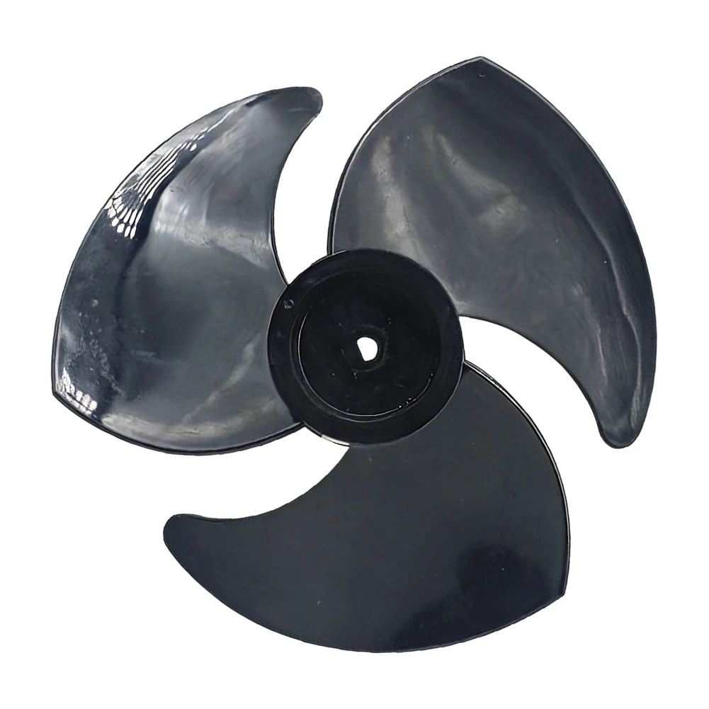 D hole Air Circulation Fan Blade for Turbo Floor Fan Replacement PVC 3-Blade Design Compatible with Standard Turbine Fans